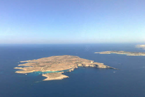 The island of Comino